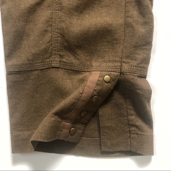 TRIBAL Linen Crop Pant Size 10 - Picture 6 of 9